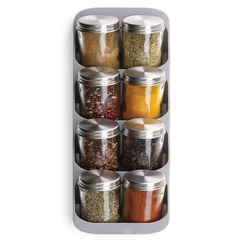 8 Grid Spice Storage Rack Cupboard Drawer Organizer – Cooking With